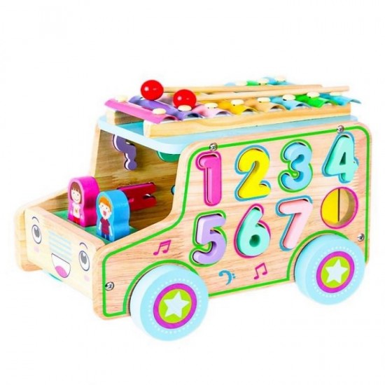 Jurcarie educativa masinuta cu cifre Ecotoys