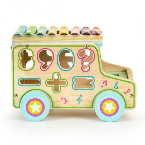 Jurcarie educativa masinuta cu cifre Ecotoys