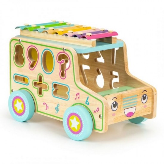 Jurcarie educativa masinuta cu cifre Ecotoys