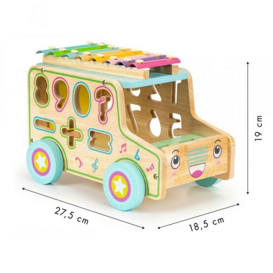 Jurcarie educativa masinuta cu cifre Ecotoys
