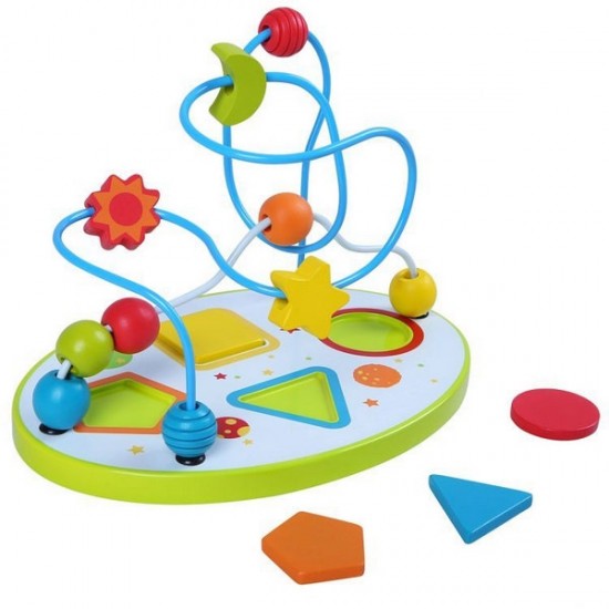 Labirint cu sortare de cuburi Ecotoys