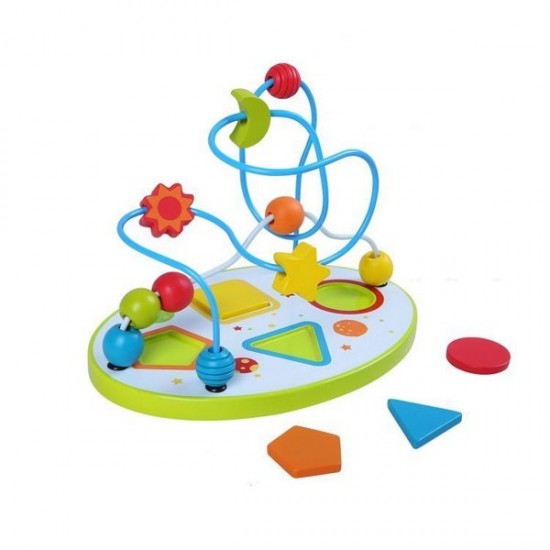 Labirint cu sortare de cuburi Ecotoys