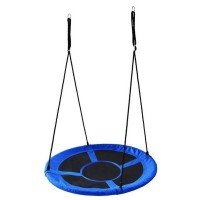 Leagan pentru copii Ecotoys SW100 cuib de barza - Albastru