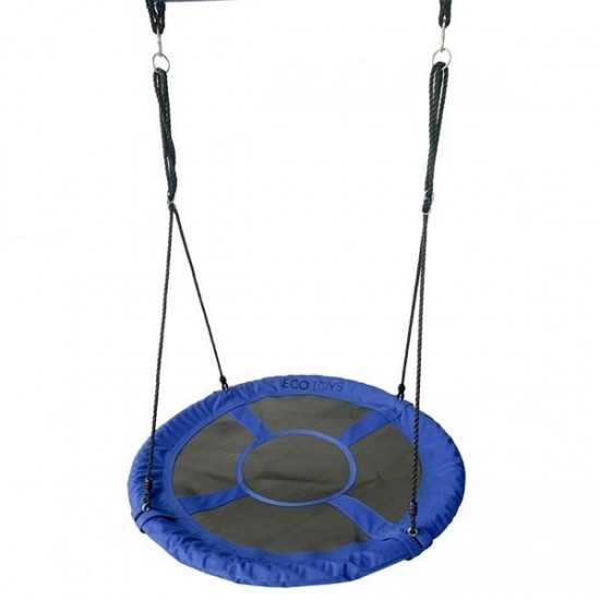 Leagan pentru copii Ecotoys SW100 cuib de barza - Albastru
