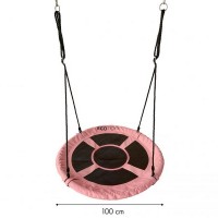 Leagan pentru copii Ecotoys SW100 cuib de barza - Roz 