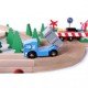Set trenulet lemn 75 piese Ecotoys