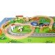 Set trenulet lemn 50 de piese Ecotoys