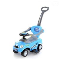 Masinuta de impins EURObaby 321 Mini Cooper - Albastru