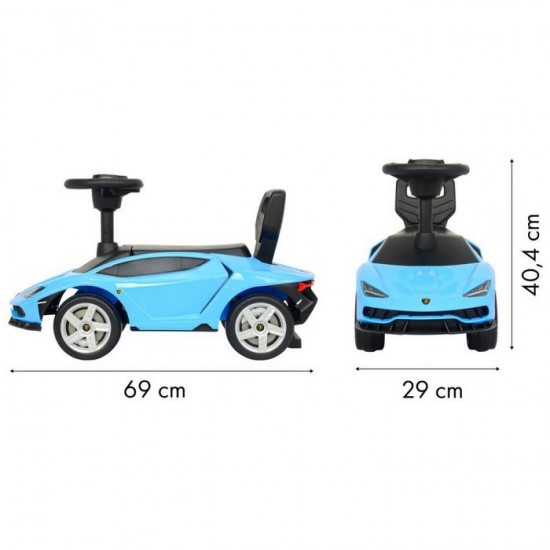 Masinuta de impins Lamborghini 3726A - Albastru