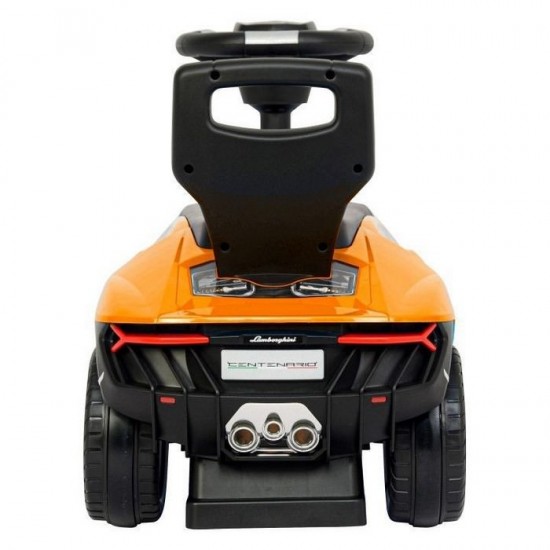 Masinuta de impins Lamborghini 3726A - Portocaliu