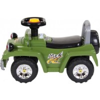Masinuta de impins Sun Baby Jeep cu lumini – Verde
