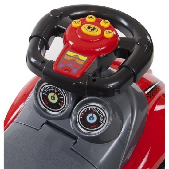 Masinuta de impins Sun Baby Mega Car - Red