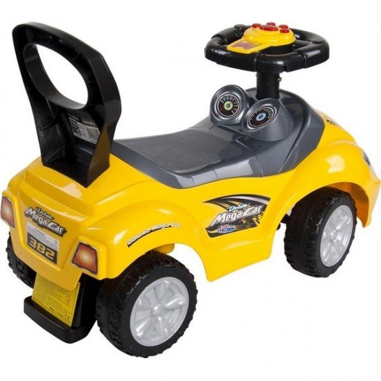 Masinuta de impins Sun Baby Mega Car - Yellow