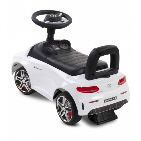 Masinuta de impins Sun Baby Mercedes AMG C63 Coupe - Alb