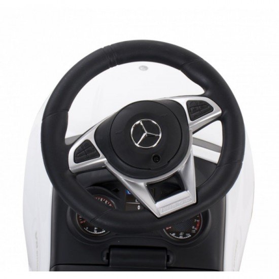 Masinuta de impins Sun Baby Mercedes AMG C63 Coupe - Alb