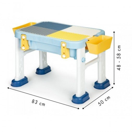 Masuta de joaca 6 in 1 pentru copii cu scaun si tabla Ecotoys