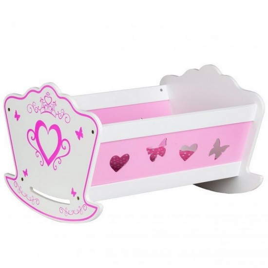 Patut balansoar din lemn pentru papusi TB051 Ecotoys