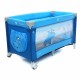 Patut pliabil cu 2 nivele Coto Baby Samba Plus Blue