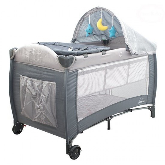 Patut pliabil Eurobaby Dream - Gri