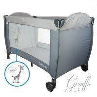 Patut pliabil EURObaby Girafa - Gri