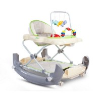 Premergator Sun Baby Pisicuta cu functie de balansoar - Green Grey 