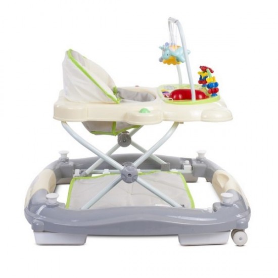Premergator Sun Baby Pisicuta cu functie de balansoar - Green Grey 