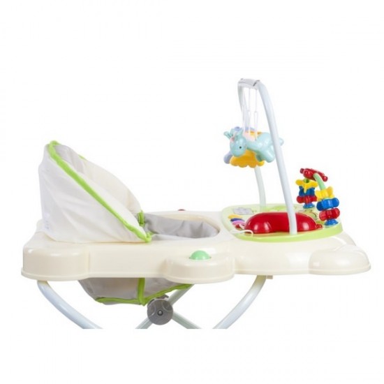 Premergator Sun Baby Pisicuta cu functie de balansoar - Green Grey 