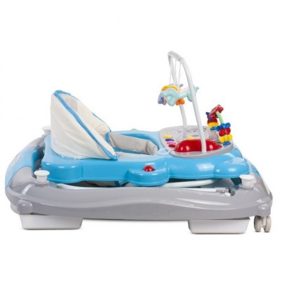 Premergator Sun Baby Pisicuta cu functie de balansoar - Blue Grey 