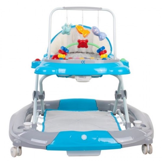 Premergator Sun Baby Pisicuta cu functie de balansoar - Blue Grey 