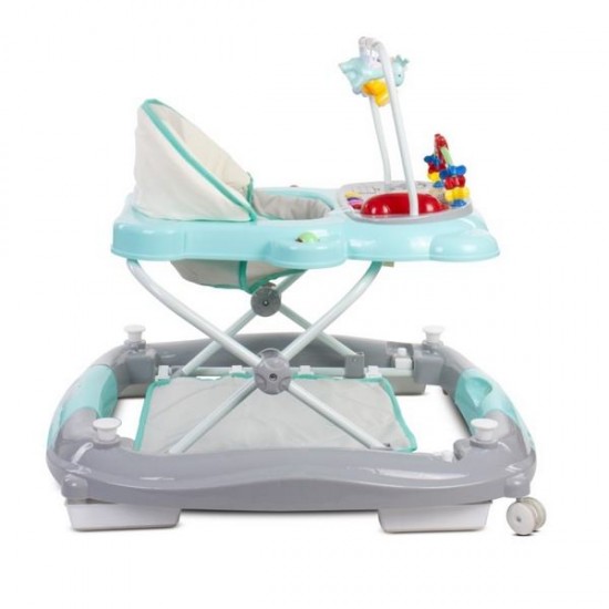 Premergator Sun Baby Pisicuta cu functie de balansoar - Turquoise Grey
