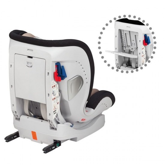 Scaun auto Kidwell Isofix Spot 0-36 Kg Black - Beige