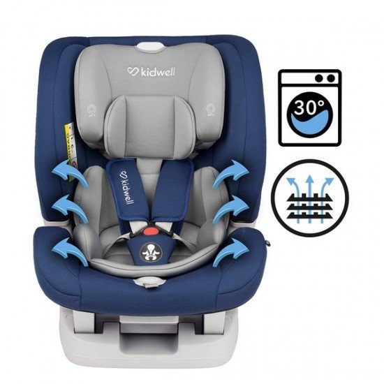 Scaun auto copii Kidwell Isofix Spot 0-36 Kg Blue