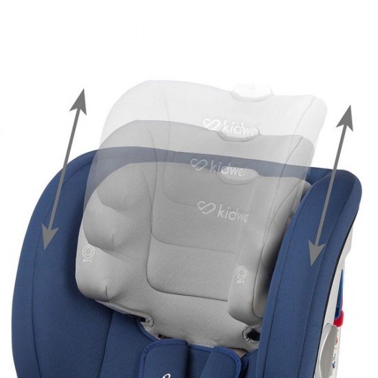 Scaun auto copii Kidwell Isofix Spot 0-36 Kg Blue