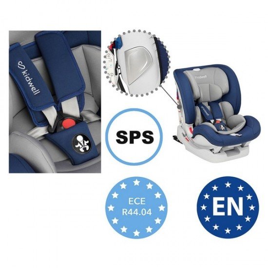Scaun auto copii Kidwell Isofix Spot 0-36 Kg Blue