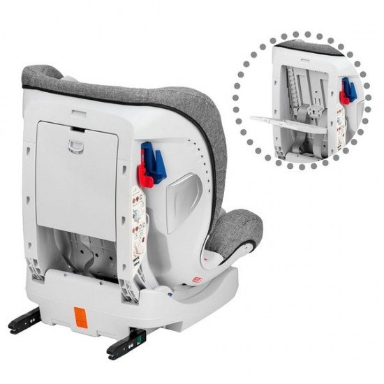 Scaun auto copii Kidwell Isofix Spot 0-36 Kg Grey
