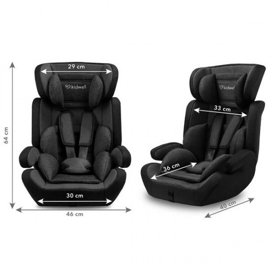 Scaun auto Kidwell Mavi Black 9-36 Kg