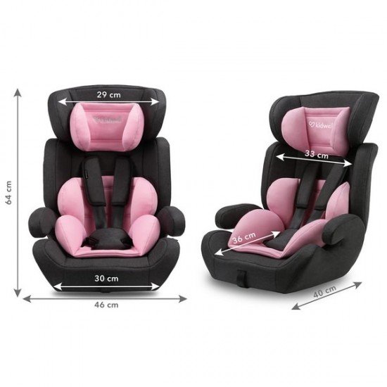 Scaun auto Kidwell Mavi Pink 9-36 Kg