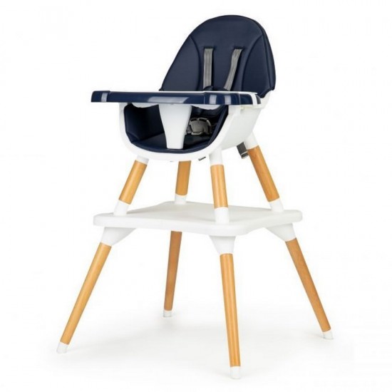 Scaun de masa 2 in 1 Ecotoys B0017-6 - Bleumarin