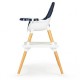 Scaun de masa 2 in 1 Ecotoys B0017-6 - Bleumarin