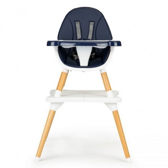 Scaun de masa 2 in 1 Ecotoys B0017-6 - Bleumarin
