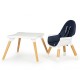 Scaun de masa 2 in 1 Ecotoys B0017-6 - Bleumarin