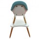 Scaun de masa copii 2 in 1 Ecotoys B0017-6B - Albastru