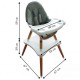Scaun de masa copii 2 in 1 Ecotoys B0017-6G – Gri