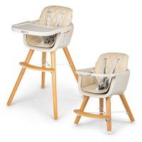 Scaun de masa 2 in 1 Ecotoys C-220 - Bej