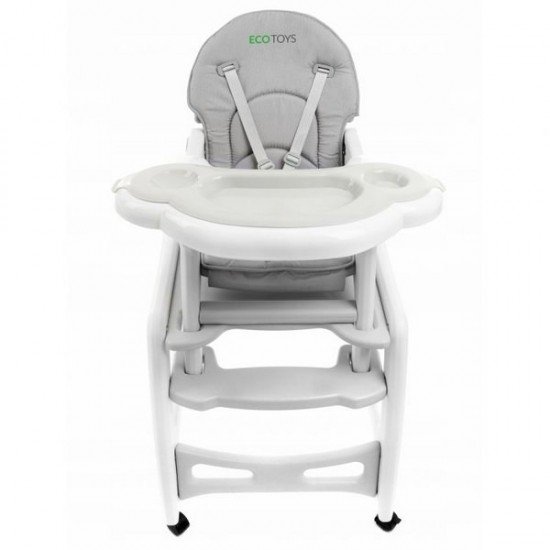 Scaun de masa 3 in 1 Ecotoys HC-223 Gri