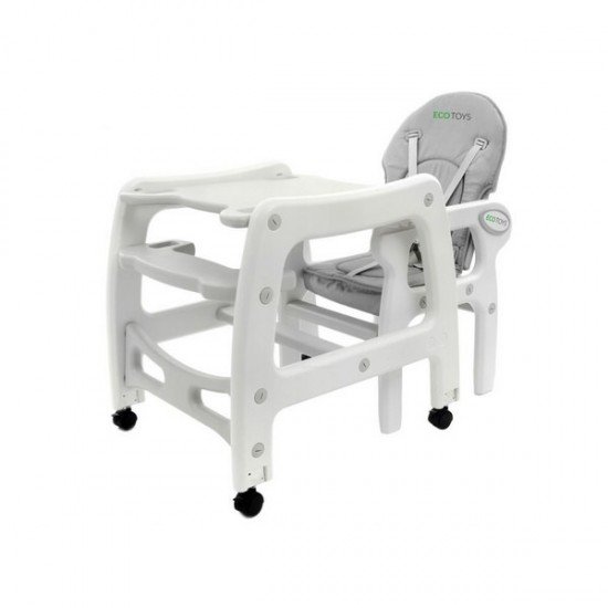 Scaun de masa 3 in 1 Ecotoys HC-223 Gri