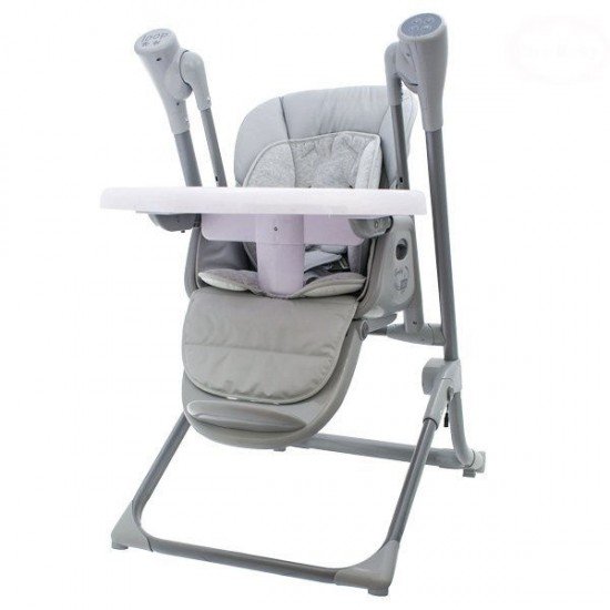 Scaun de masa 2 in 1 cu leagan Eurobaby - Gri