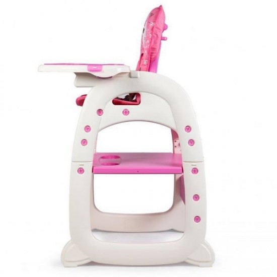Scaun de masa copii Ecotoys C-211 - Roz