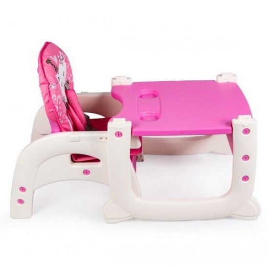 Scaun de masa copii Ecotoys C-211 - Roz
