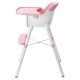Scaun de masa copii Ecotoys HC-323 - Roz